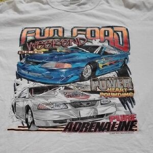 Hanes Fun Ford Weekend Graphic Tee - White